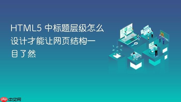 html5 中标题层级怎么设计才能让网页结构一目了然