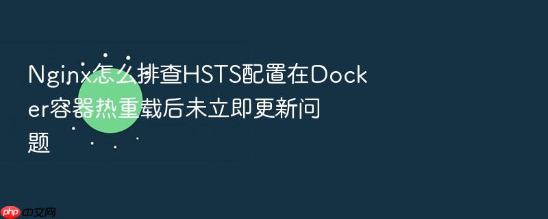 nginx怎么排查hsts配置在docker容器热重载后未立即更新问题