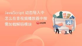 JavaScript 动态导入中怎么在音视频播放器中按需加载解码模块