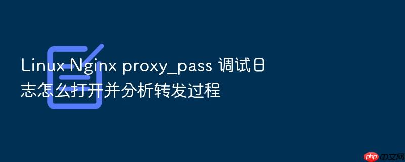 linux nginx proxy_pass 调试日志怎么打开并分析转发过程