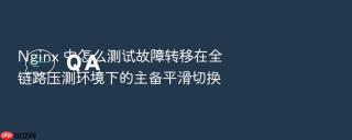 nginx 中怎么测试故障转移在全链路压测环境下的主备平滑切换