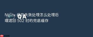 nginx 缓存失效处理怎么处理后端返回 502 时的兜底缓存
