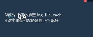 Nginx 中怎么排查 log_file_cache 命中率低引起的磁盘 I/O 飙升