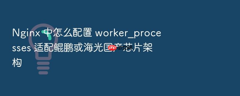 nginx 中怎么配置 worker_processes 适配鲲鹏或海光国产芯片架构