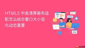 html5 中高清屏画布适配怎么结合窗口大小变化动态重置