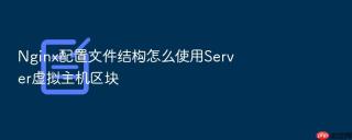Nginx配置文件结构怎么使用Server虚拟主机区块