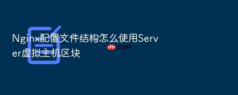 nginx配置文件结构怎么使用server虚拟主机区块