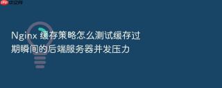 Nginx 缓存策略怎么测试缓存过期瞬间的后端服务器并发压力