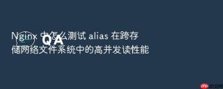Nginx 中怎么测试 alias 在跨存储网络文件系统中的高并发读性能