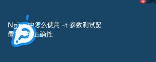 nginx 中怎么使用 -t 参数测试配置文件的正确性