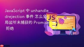 javascript 中 unhandledrejection 事件 怎么全局监听未捕获的 promise 拒绝