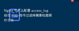 Nginx 中怎么配置 access_log 结合 map 指令过滤掉健康检查探针日志