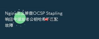 Nginx怎么排查OCSP Stapling响应中颁发者公钥哈希不匹配故障