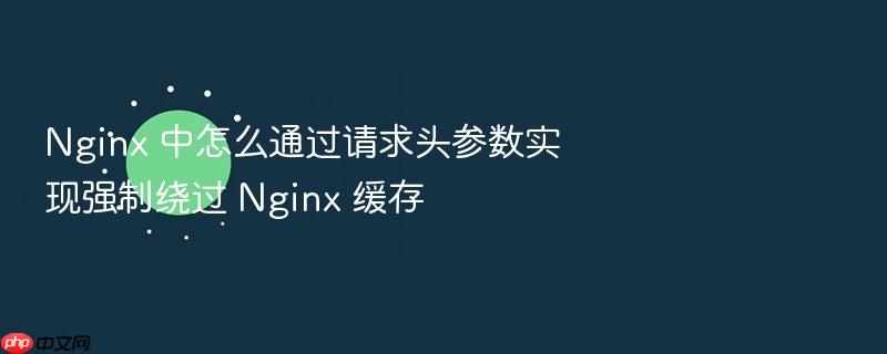 nginx 中怎么通过请求头参数实现强制绕过 nginx 缓存
