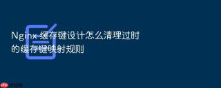 nginx 缓存键设计怎么清理过时的缓存键映射规则