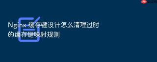 Nginx 缓存键设计怎么清理过时的缓存键映射规则
