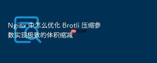 nginx 中怎么优化 brotli 压缩参数实现极致的体积缩减