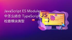 javascript es modules 中怎么结合 typescript 检查模块类型