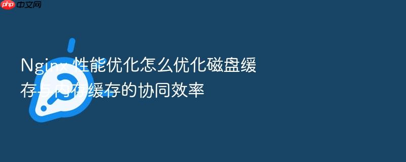 nginx 性能优化怎么优化磁盘缓存与内存缓存的协同效率