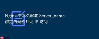 nginx 中怎么配置 server_name 绑定内网与外网 ip 访问