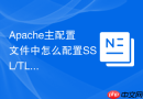 Apache主配置文件中怎么配置SSL/TLS全局加密协议与安全套件