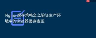 nginx 缓存策略怎么验证生产环境中的浏览器缓存表现