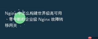 nginx 中怎么构建世界级高可用、零中断的企业级 nginx 故障转移网关