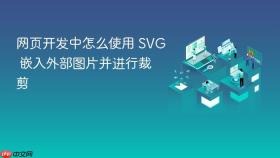 网页开发中怎么使用 SVG 嵌入外部图片并进行裁剪