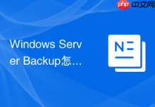 Windows Server Backup怎么使用 PowerShell 自动化管理备份任务