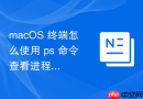 macOS 终端怎么使用 ps 命令查看进程状态