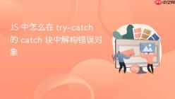 JS 中怎么在 try-catch 的 catch 块中解构错误对象
