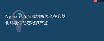 Nginx 轮询负载均衡怎么在容器化环境中动态增减节点