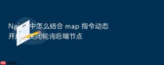nginx 中怎么结合 map 指令动态开启或关闭轮询后端节点