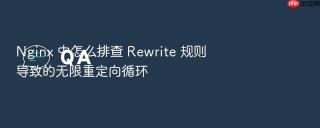 nginx 中怎么排查 rewrite 规则导致的无限重定向循环
