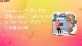 JavaScript 中 异步高阶函数（Async Higher-Order Function）怎么统一包装错误处理