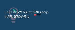 linux 怎么为 nginx 添加 geoip 地理位置解析模块
