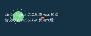 linux nginx 怎么配置 wss 加密协议的 websocket 反向代理