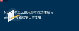 nginx 中怎么使用脚本自动捕获 nginx -t 的错误输出并告警