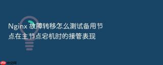Nginx 故障转移怎么测试备用节点在主节点宕机时的接管表现