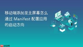 移动端添加至主屏幕怎么通过 Manifest 配置应用的启动方向
