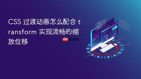 css 过渡动画怎么配合 transform 实现流畅的缩放位移