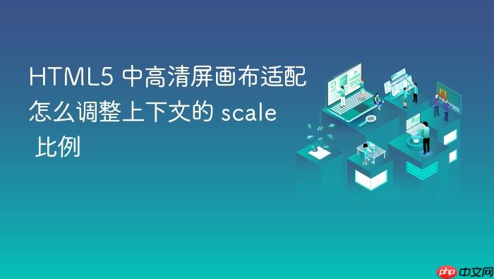 html5 中高清屏画布适配怎么调整上下文的 scale 比例