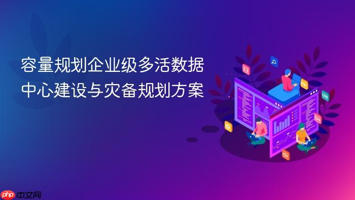 容量规划企业级多活数据中心建设与灾备规划方案