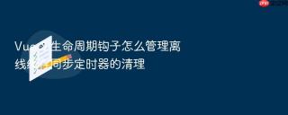 vue 3 生命周期钩子怎么管理离线缓存同步定时器的清理