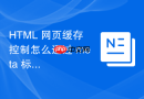 html 网页缓存控制怎么通过 meta 标签进行设置