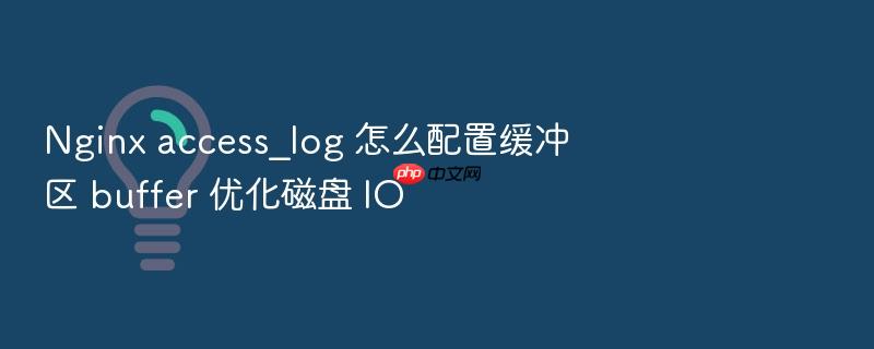 nginx access_log 怎么配置缓冲区 buffer 优化磁盘 io