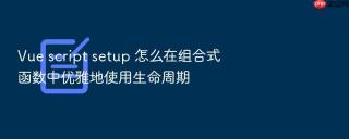 vue script setup 怎么在组合式函数中优雅地使用生命周期