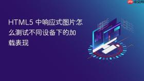 html5 中响应式图片怎么测试不同设备下的加载表现
