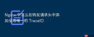 nginx 中怎么在转发请求头中添加全局唯一的 traceid