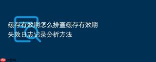 缓存有效期怎么排查缓存有效期失效日志记录分析方法